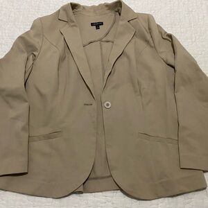 Lane Bryant Tan Blazer for Women 18 2X